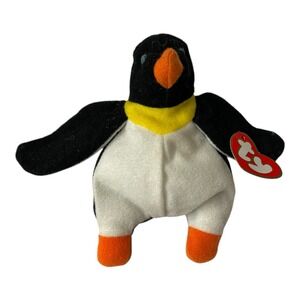 Ty Teenie Beanie Babies Waddle The Penguin Collectible Toy NWT